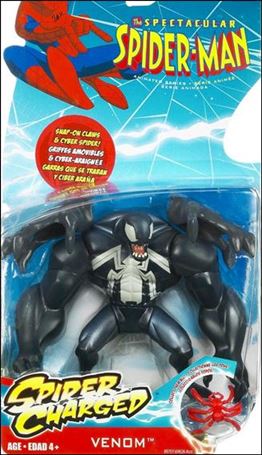 Spectacular Spider-Man (Animated) Spider Charged figure 11 Venom (Snap-on Claws)