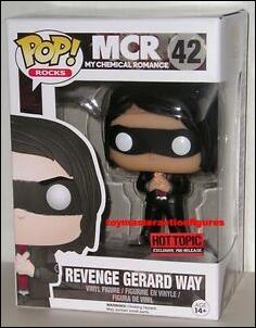 Pop! Rocks figure 42-B Revenge Gerard Way Pre-release