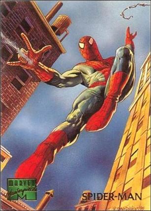 1995 Marvel Masterpieces (Base Set) card 91 Spider-Man