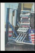 Kustom Cars 1  (Checklist/Puzzle Piece Subset) card 4 Middle Left / Gray Checklist