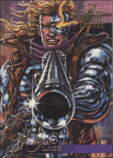 Marvel Annual Flair '95 (Base Set) card 127 Blaze