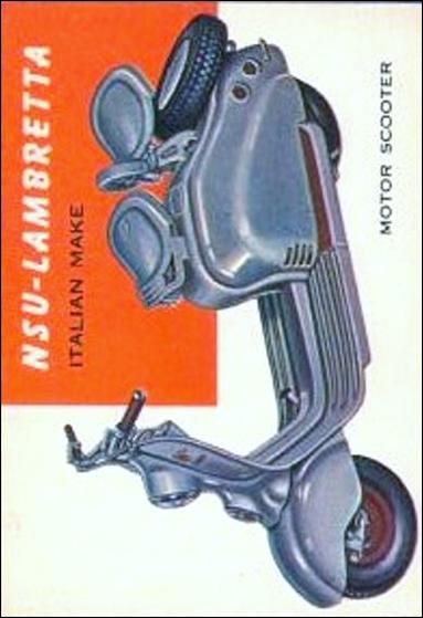 World on Wheels (Base Set) card 143  NSU-Lambretta