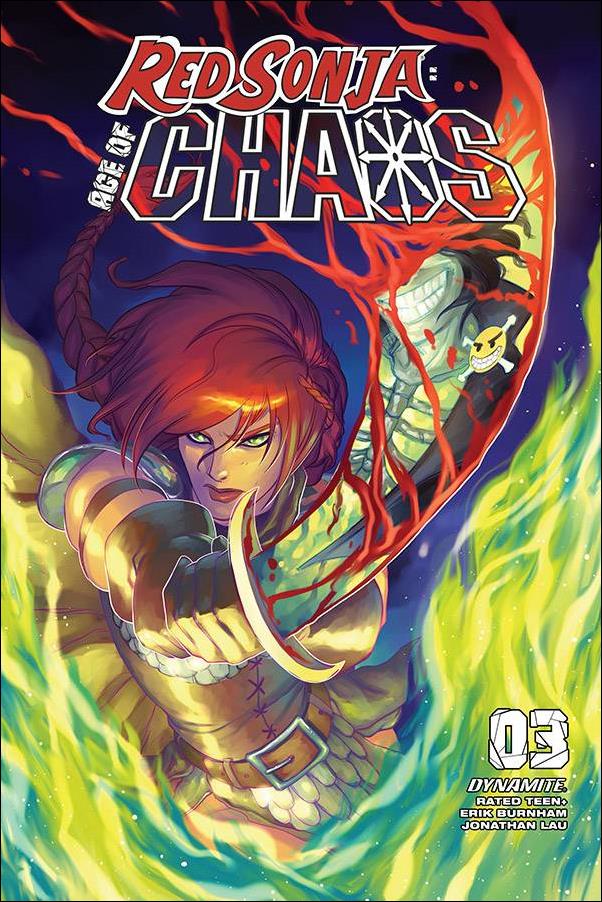 Red Sonja: Age of Chaos issue 3-F Meghan Hetrick Cover
