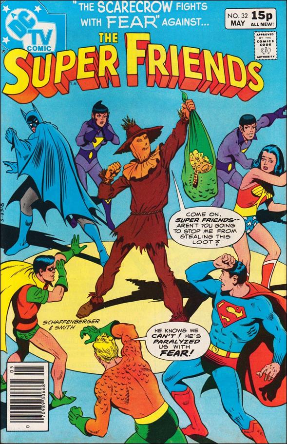 Super Friends (1976) issue 32-C UK Price Cover