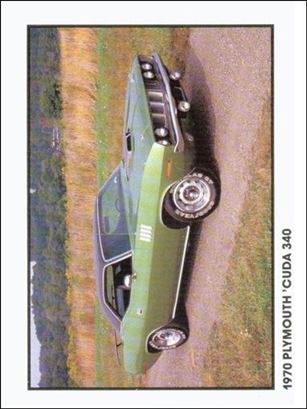 Muscle Cars (Base Set) card 22 1970 Plymouth 'Cuda 340