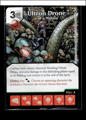 Marvel Dice Masters Age of Ultron  card 104 Ultron Drone:1 of a Million