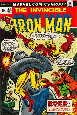 Iron Man (1968) issue 64-B UK Price Cover