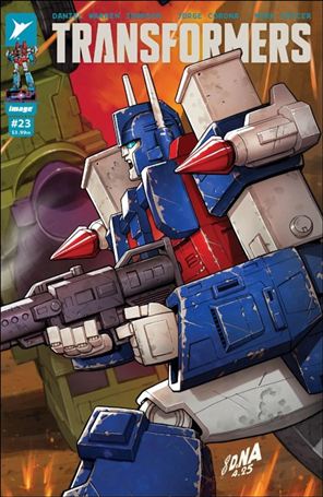 Transformers (2023) issue 23-C David Nakayama Connecting 1:10 Cover