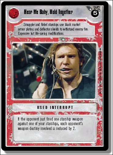 Star Wars: Premiere Limited (Base Set) card 262 Hear Me Baby, Hold Together