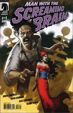 Man with the Screaming Brain issue 3 Eric Powell Cover
