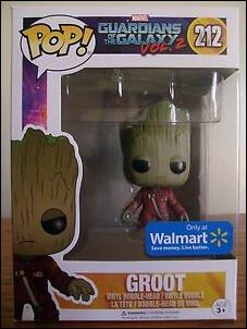 POP! Marvel figure 212 Groot (Walmart Exclusive)