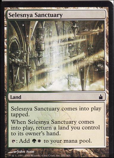 Magic the Gathering: Ravnica (Base Set)  card 281 Selesnya Sanctuary
