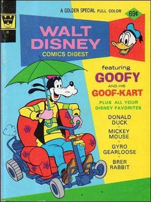 Walt Disney Comics Digest issue 43-B Whitman Cover