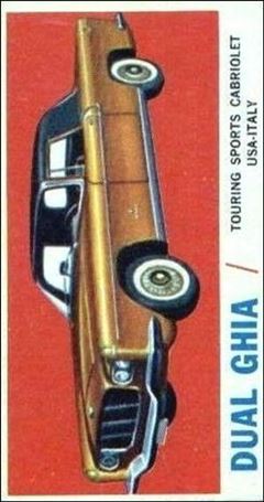 Sports Cars (1961) (Base Set) card 42 Dual Ghia