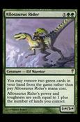 Magic the Gathering: Coldsnap (Base Set) card 101 Allosaurus Rider