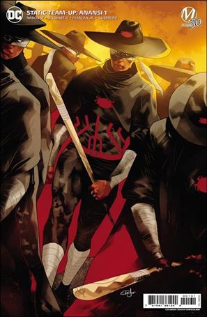 Static Team-Up: Anansi issue 1-C Edwin Galmon 1:25 Cardstock Cover