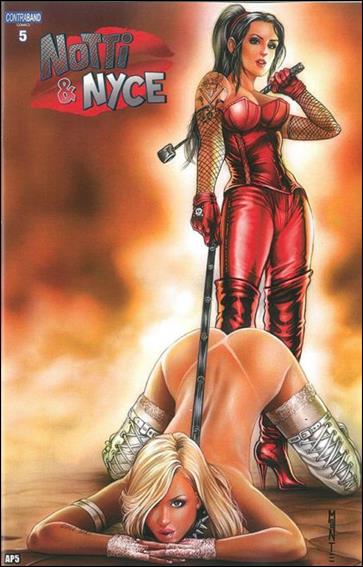 Notti & Nyce (2013) issue 5-AB Monte Moore willsbargains Artists Proof Cover 1/10