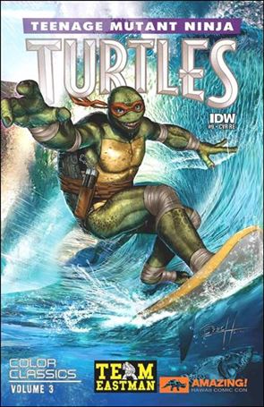 Teenage Mutant Ninja Turtles Color Classics Vol. 03 issue 9-B Greg Horn Amazing Hawaii Comic Con Cover 1/1000