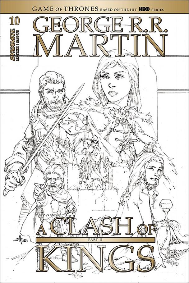 George R. R. Martin's A Clash of Kings (2020) issue 10-D Mel Rubi 1:20 Black & White Cover