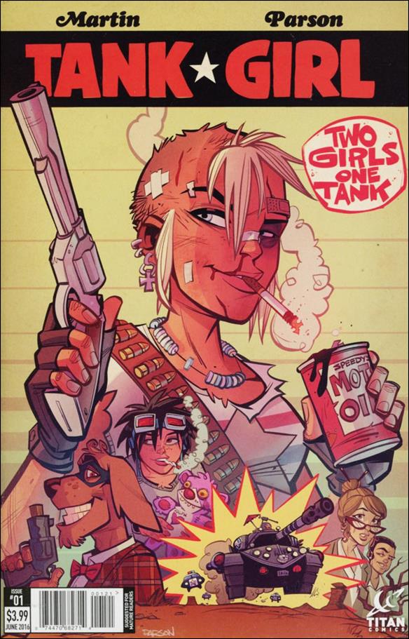 Tank Girl: Two Girls, One Tank issue 1-B Brett Parson Cover