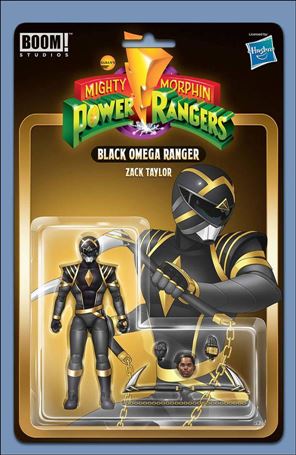 Mighty Morphin Power Rangers issue 101-E Bon Bernardo 1:10 Action Figure Cover