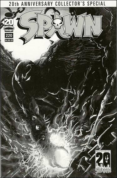 Spawn issue 220-G 20th Anniversary Collector's Special Cover 1/7500