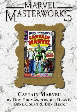 Marvel Masterworks: Captain Marvel issue 1-B Marble Cover Vol 50
