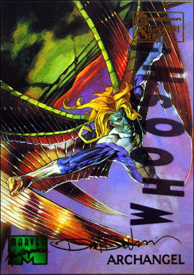 1995 Marvel Masterpieces (Multi-Foil E-Motion Parallel Base Set) card 4 Archangel