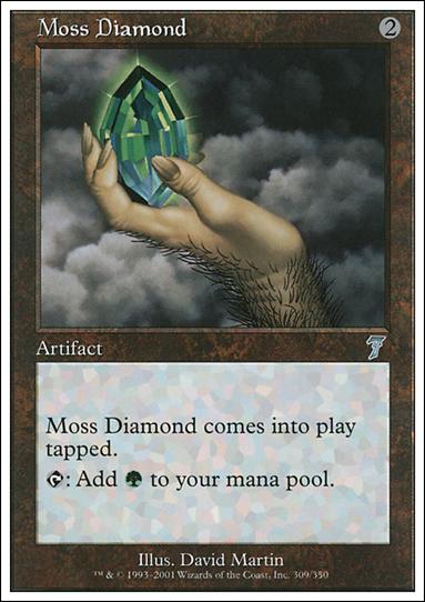 Magic the Gathering: 7th Edition (Base Set) card 309 Moss Diamond