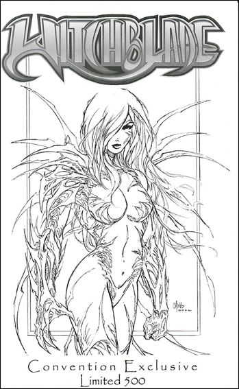 Witchblade (1995) issue 52-B JayCompany Convention Exclusive Sketch Cover 1/500