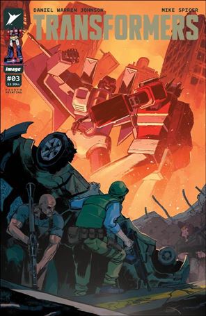 Transformers (2023) issue 3-I Andrea Milana Cover (Fourth Printing)