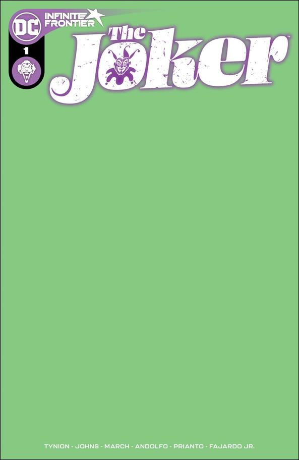 Joker (2021) issue 1-D Green Blank/Sketch Cover