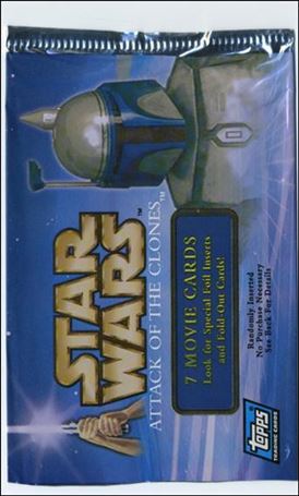 Star Wars: Attack of the Clones card 2-B Sealed Hobby Pack - Jango Fett