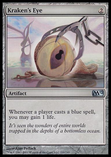 Magic the Gathering: 2012 Core Set (Base Set) card 211 Kraken's Eye