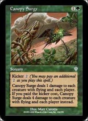 Magic the Gathering: Invasion (Base Set) card 184 Canopy Surge