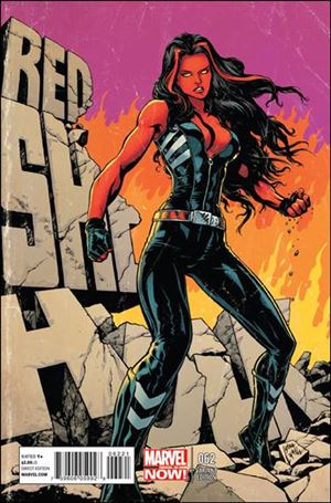 Red She-Hulk issue 62-B Steve Lightle 1:50 Cover