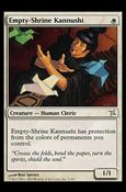 Magic the Gathering: Betrayers of Kamigawa (Base Set) card 2 Empty-Shrine Kannushi