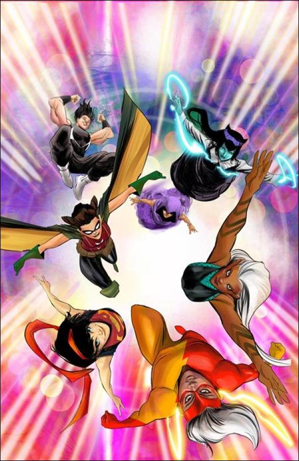 Multiversity: Teen Justice issue 6 Robbi Rodriguez Cover