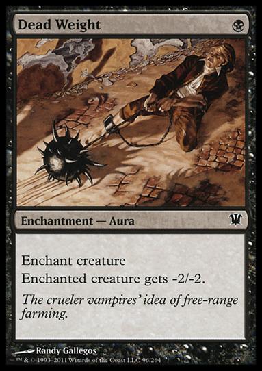Magic the Gathering: Innistrad (Base Set) card 96 Dead Weight