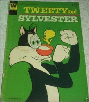 Tweety and Sylvester (1963) issue 22-B Whitman Cover