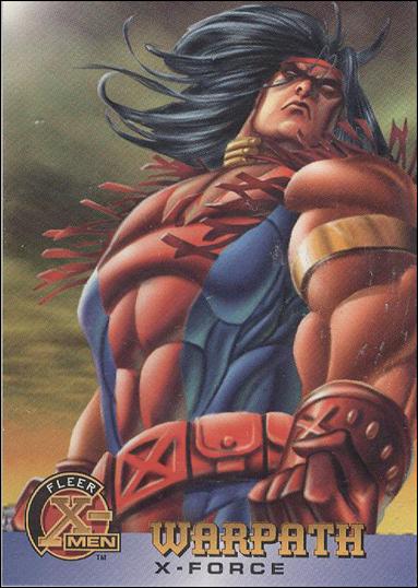 1996 Fleer X-Men International (Base Set) card 24 Warpath