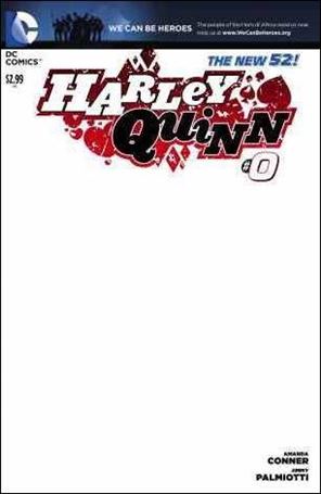 Harley Quinn (2014) issue 0-C We Can Be Heroes Blank/Sketch Cover