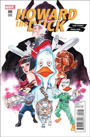 Howard the Duck (2016) issue 8-C Dustin Nguyen The Story Thus Far... Cover