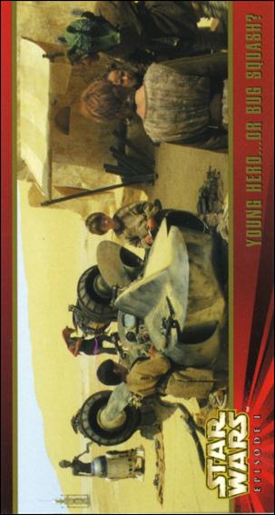 Star Wars: Episode I Widevision: Series 1 (Base Set) card 37 Young Hero... Or Bug Squash?