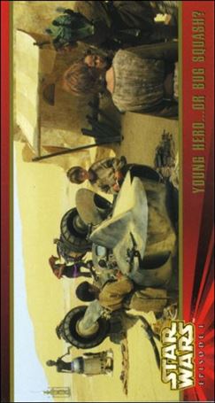 Star Wars: Episode I Widevision: Series 1 (Base Set) card 37 Young Hero... Or Bug Squash?