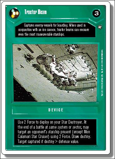 Star Wars: A New Hope Revised (Base Set) card 34 Tractor Beam