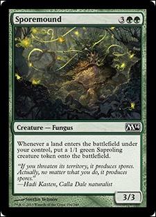 Magic the Gathering: 2014 Core Set (Base Set) card 196 Sporemound