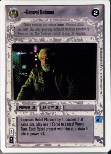 Star Wars: Premiere Unlimited (Base Set) card 184 General Dodonna