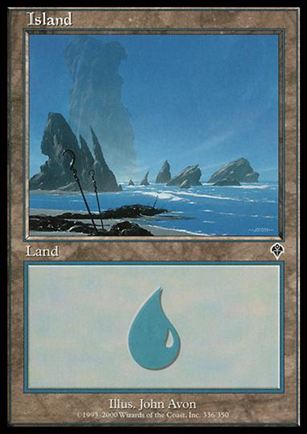 Magic the Gathering: Invasion (Base Set) card 336 Island
