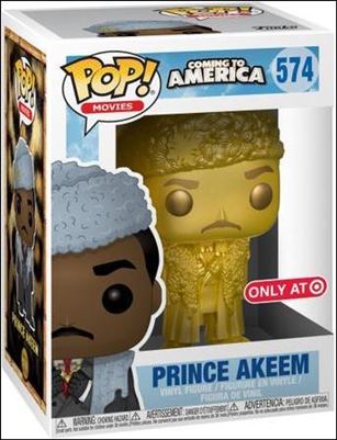 POP! Movies figure 574-B Prince Akeem (Gold) Target Exclusive